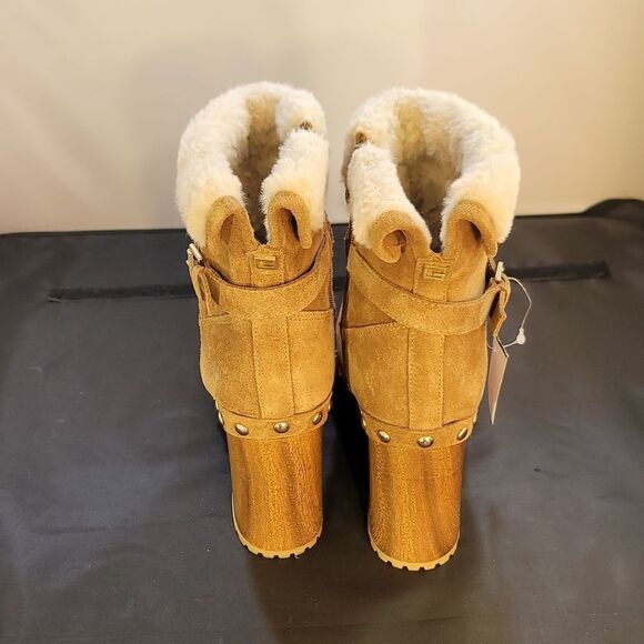 BRAND NEW GUESS DAMINA BLOCK HEEL PLATFORM BOOTS - Picture 8 of 16